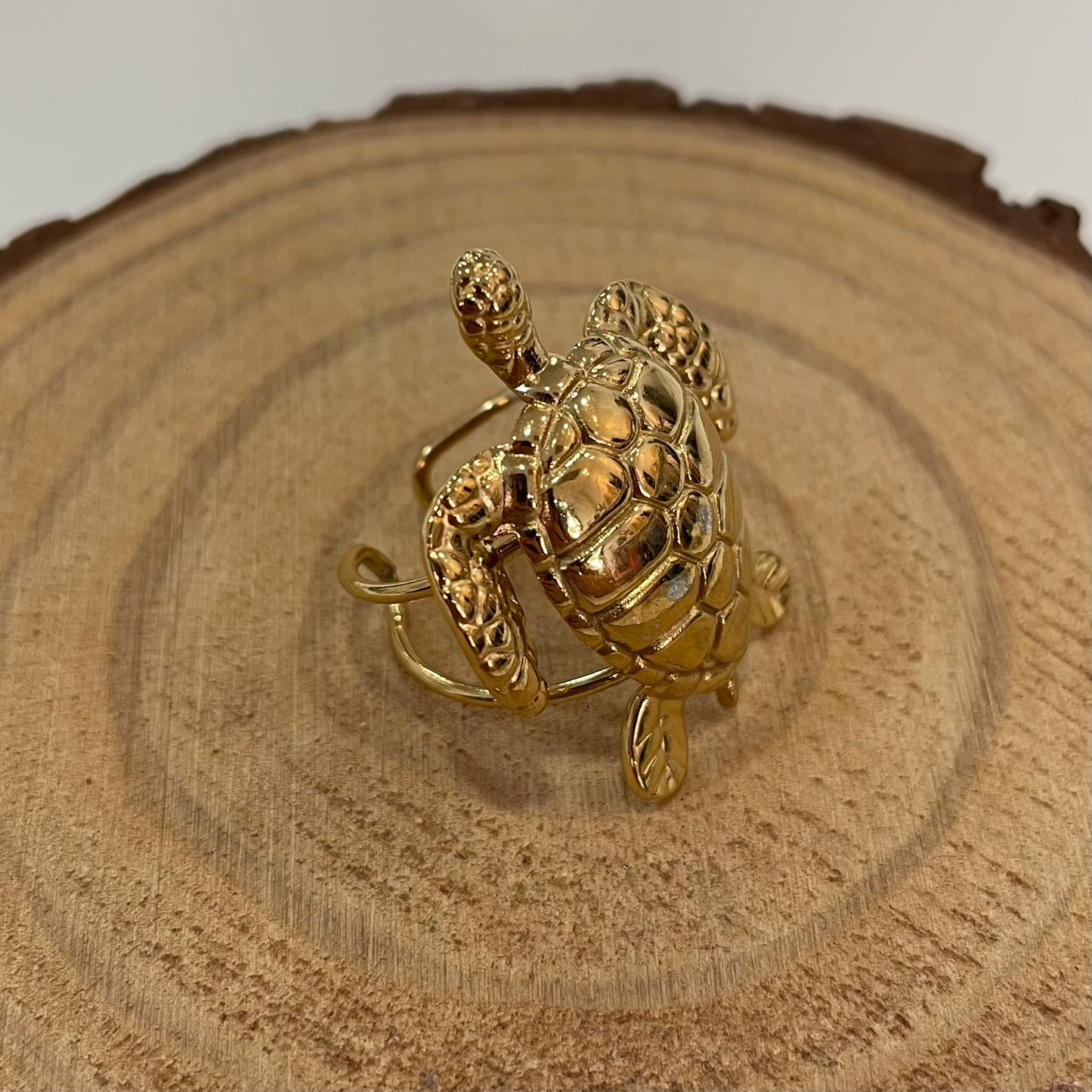 Anillo Tortuga Dorado