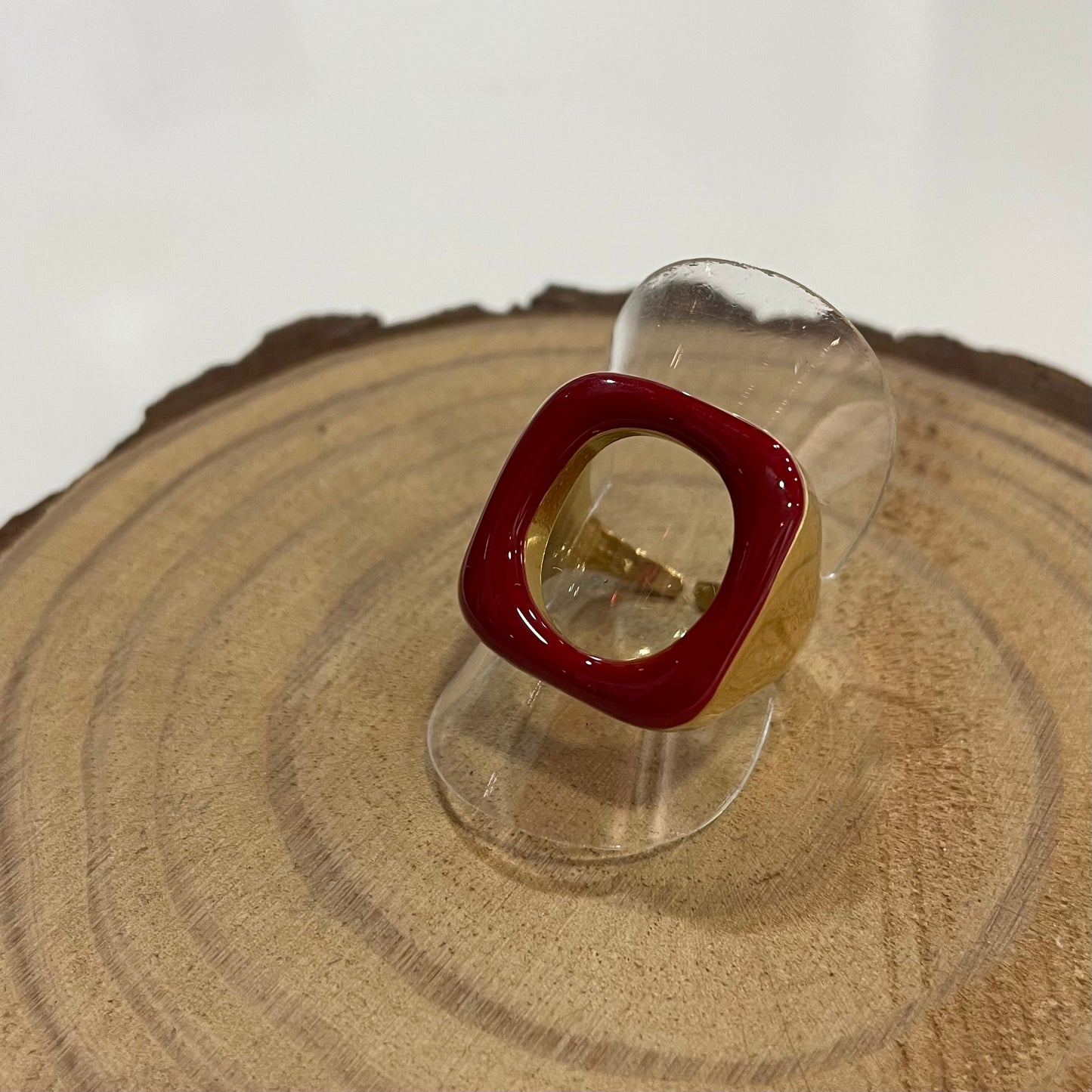 Anillo Rojo Dorado