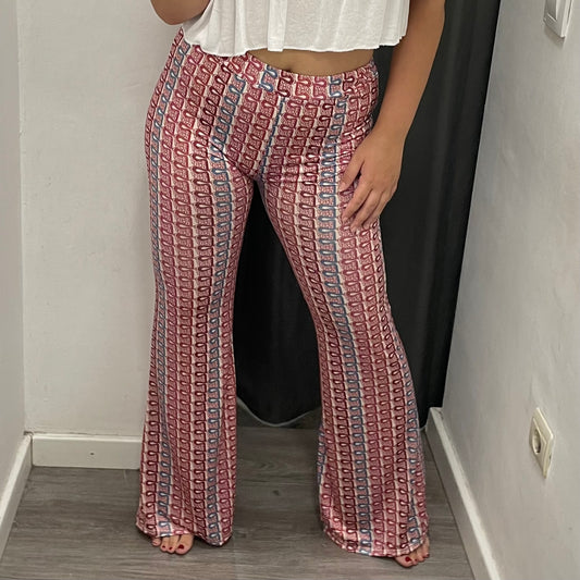 Pantalones Puzzle Rosas