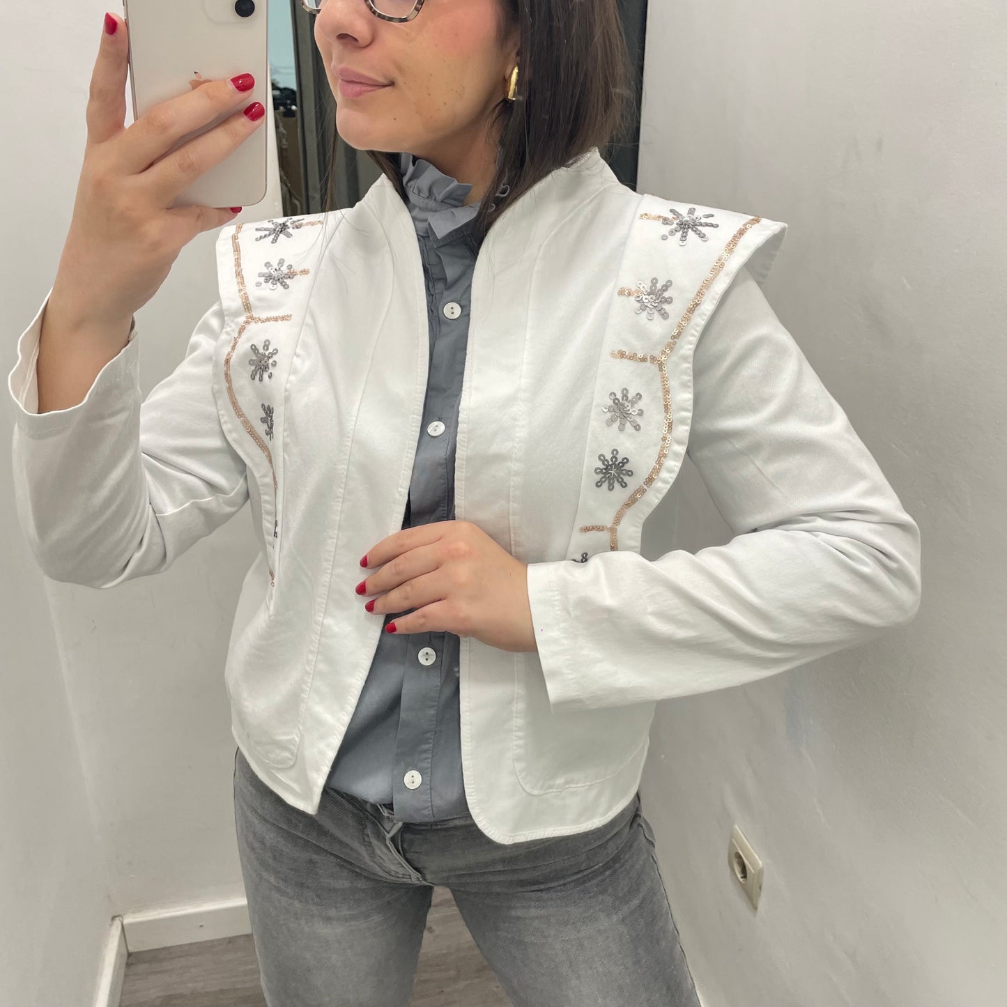 Chaqueta Bonita Blanca