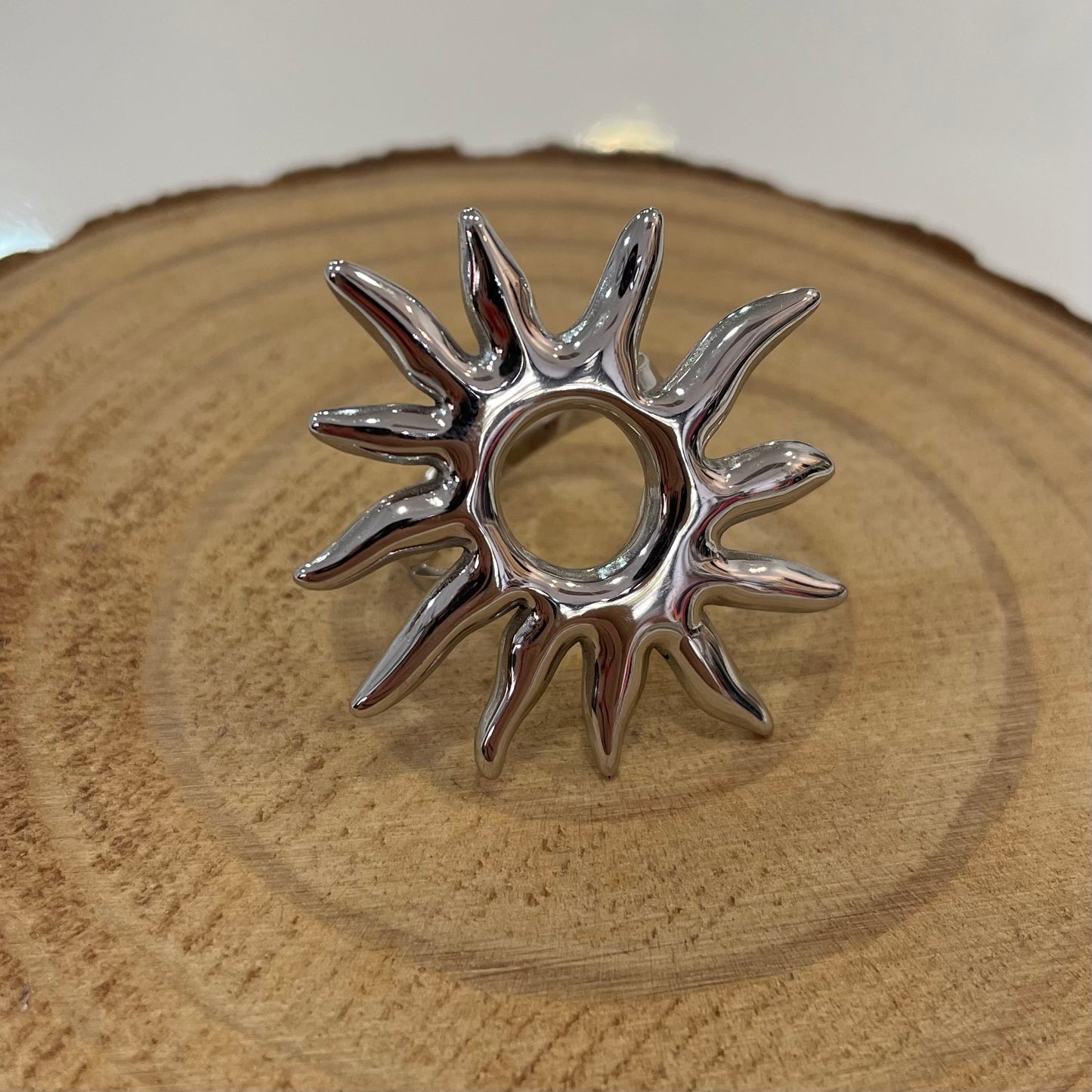 Anillo Solaris Plateado