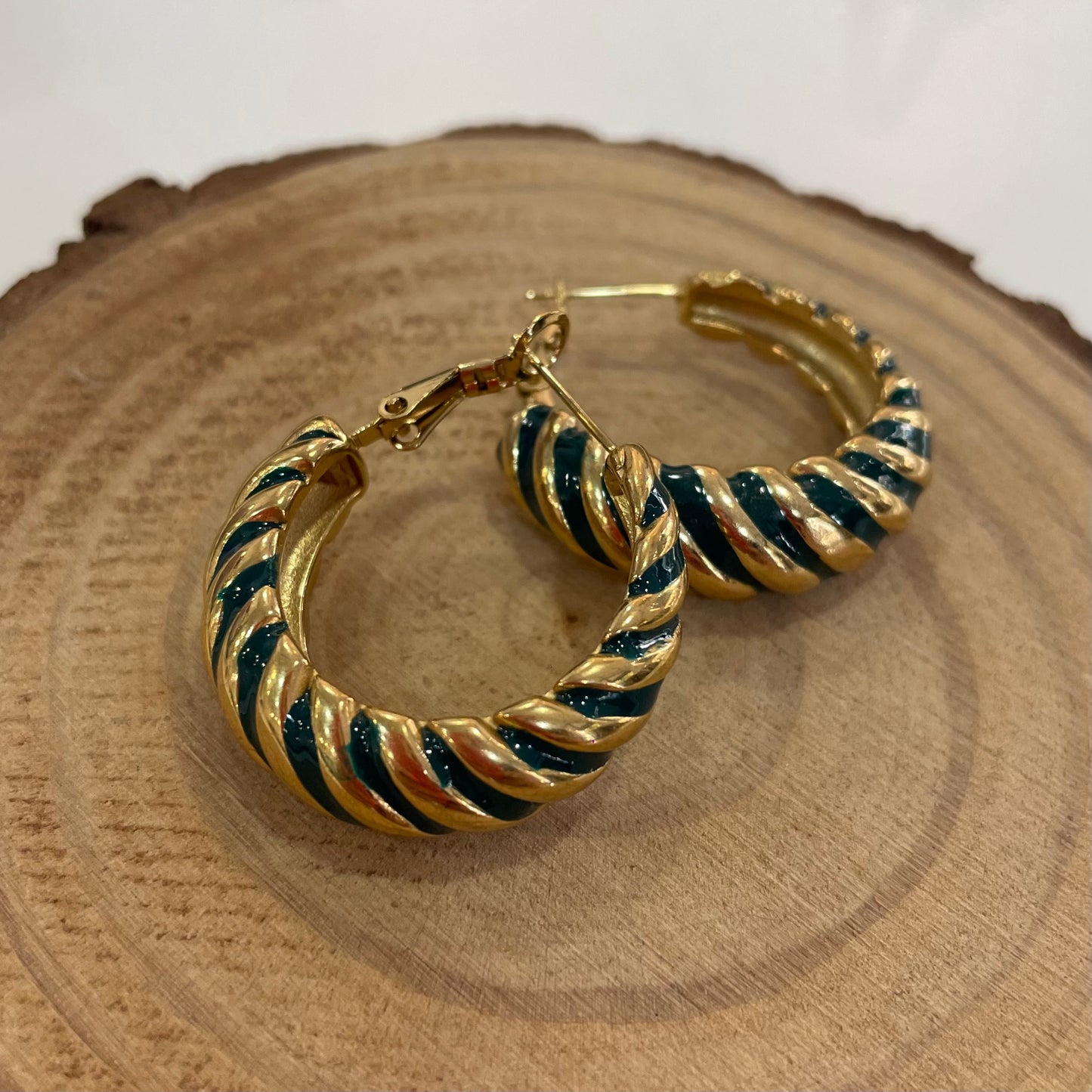 Pendientes Aro Verde