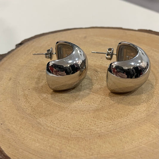 Pendientes Aroa Plateado