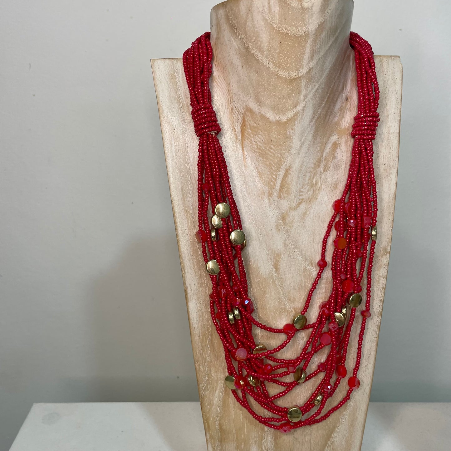 Collar Zarita Rojo