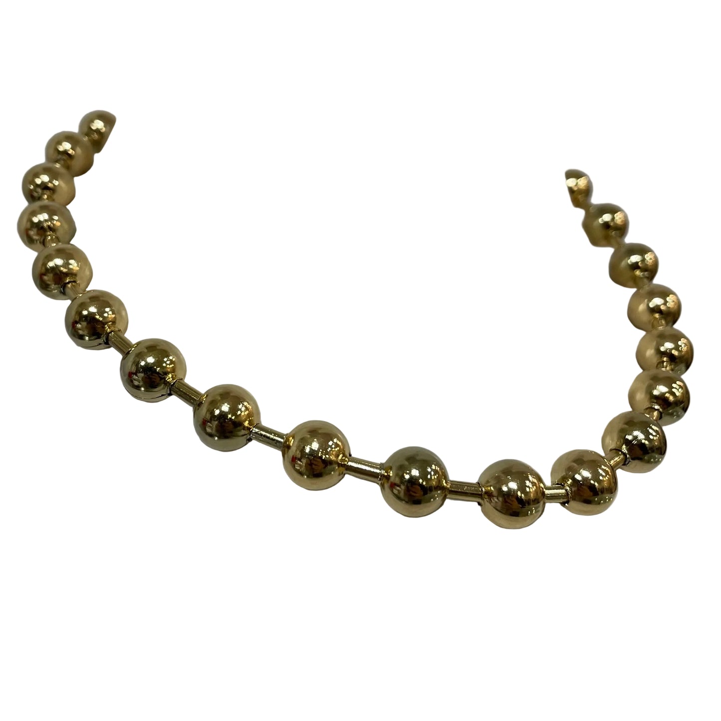Collar Bolitas Doradas
