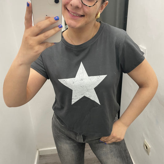 Camiseta Estrella Gris