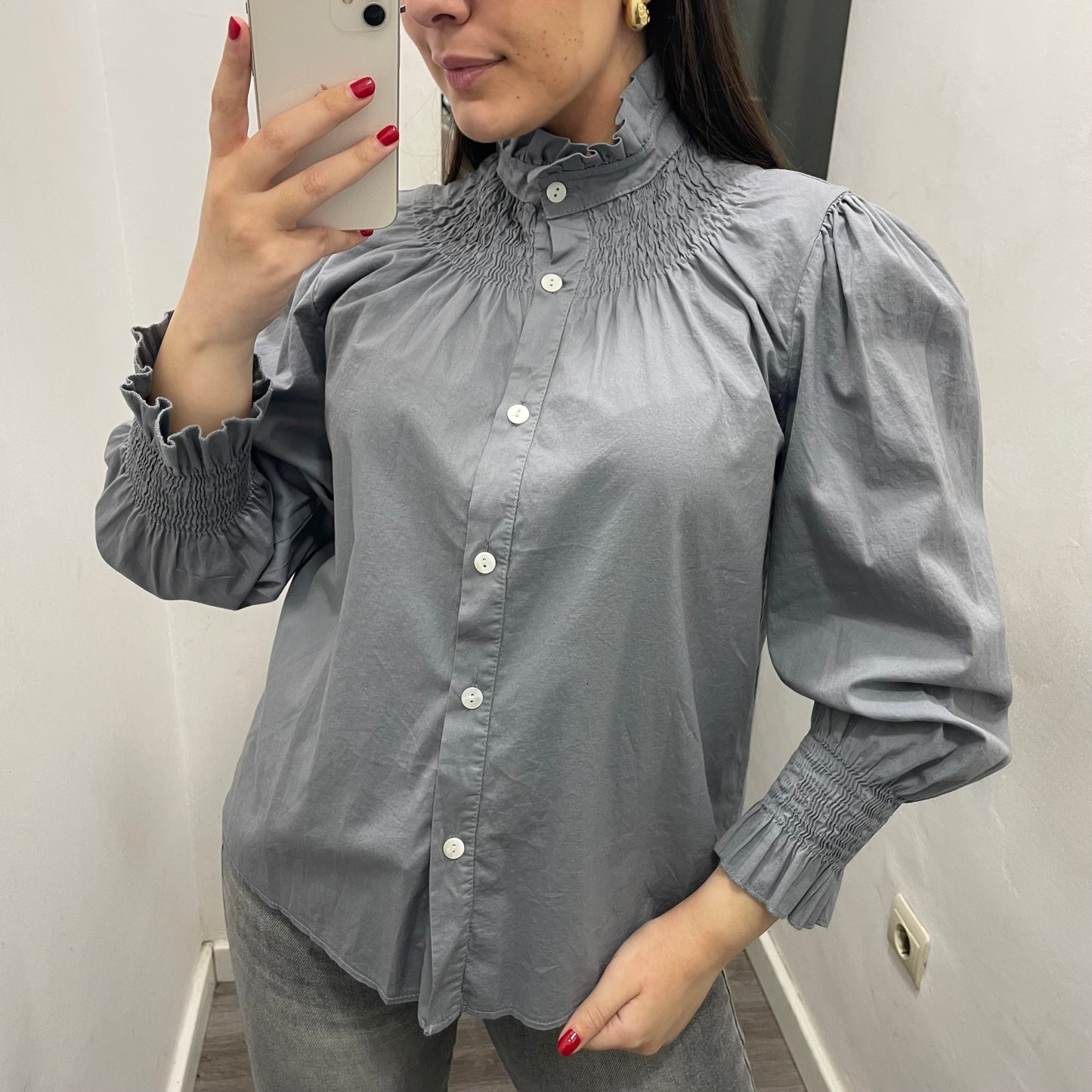 Blusa Sevilla Lisa Gris