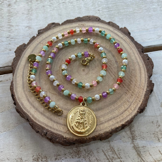 Collar Virgen Rocío Colores