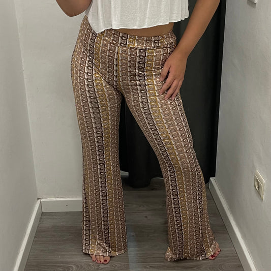 Pantalones Puzzle Marrones