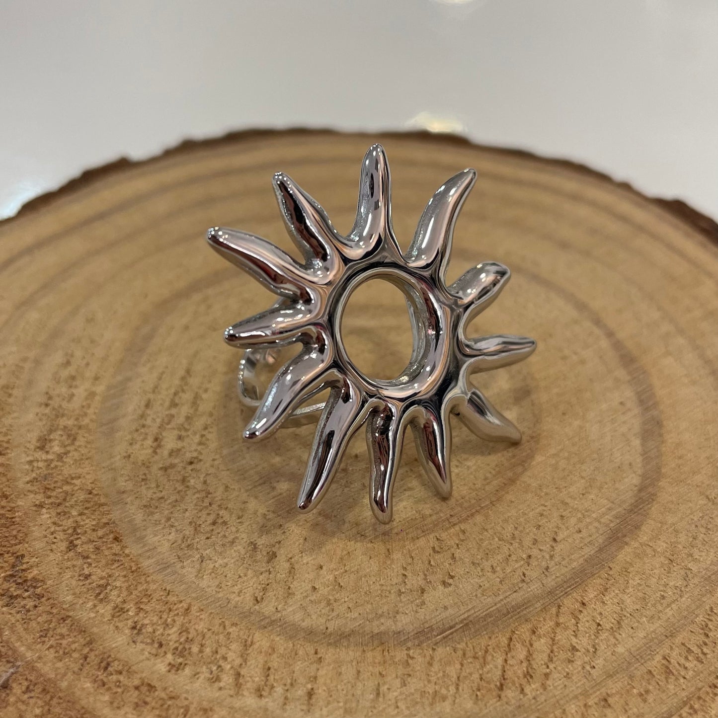 Anillo Solaris Plateado