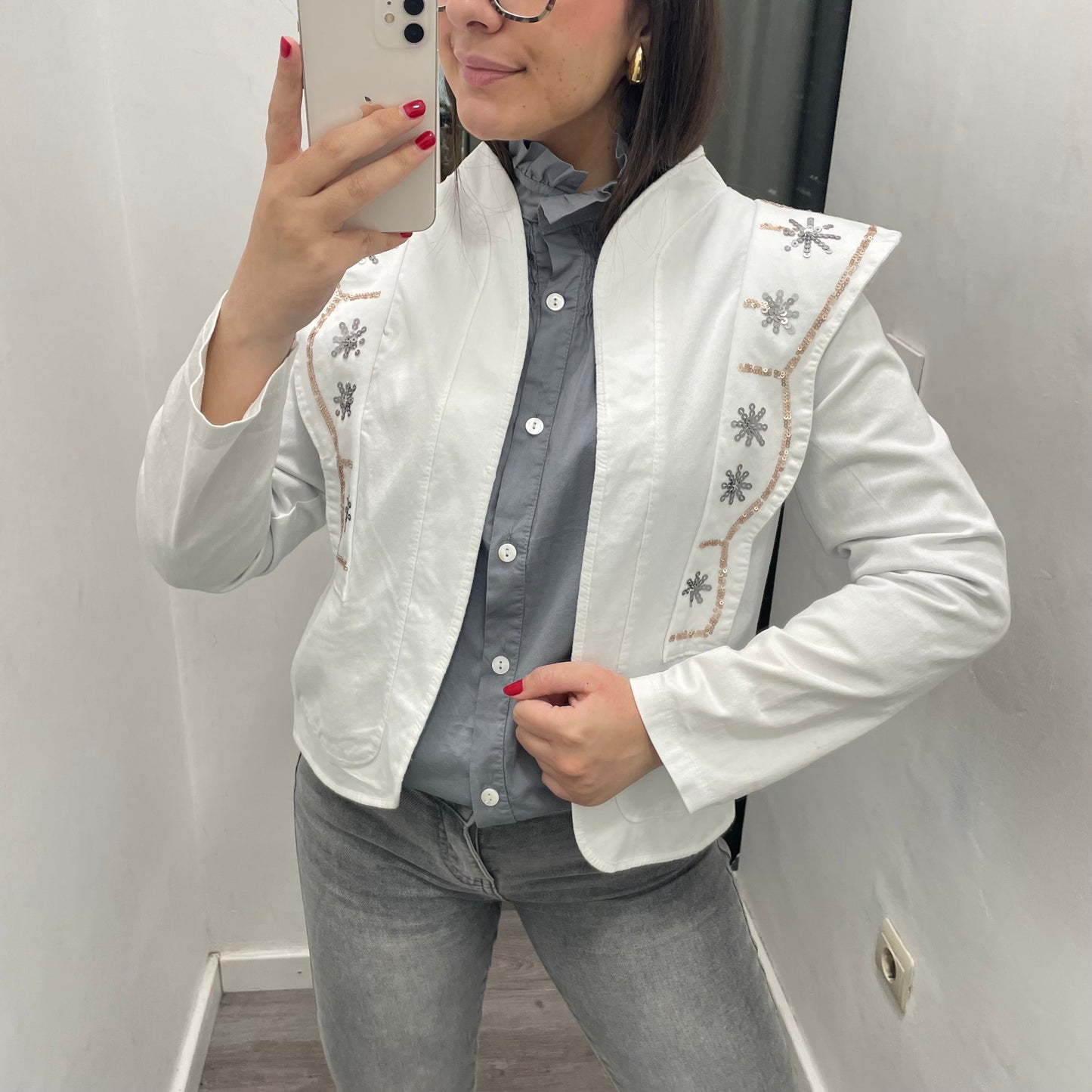 Chaqueta Bonita Blanca