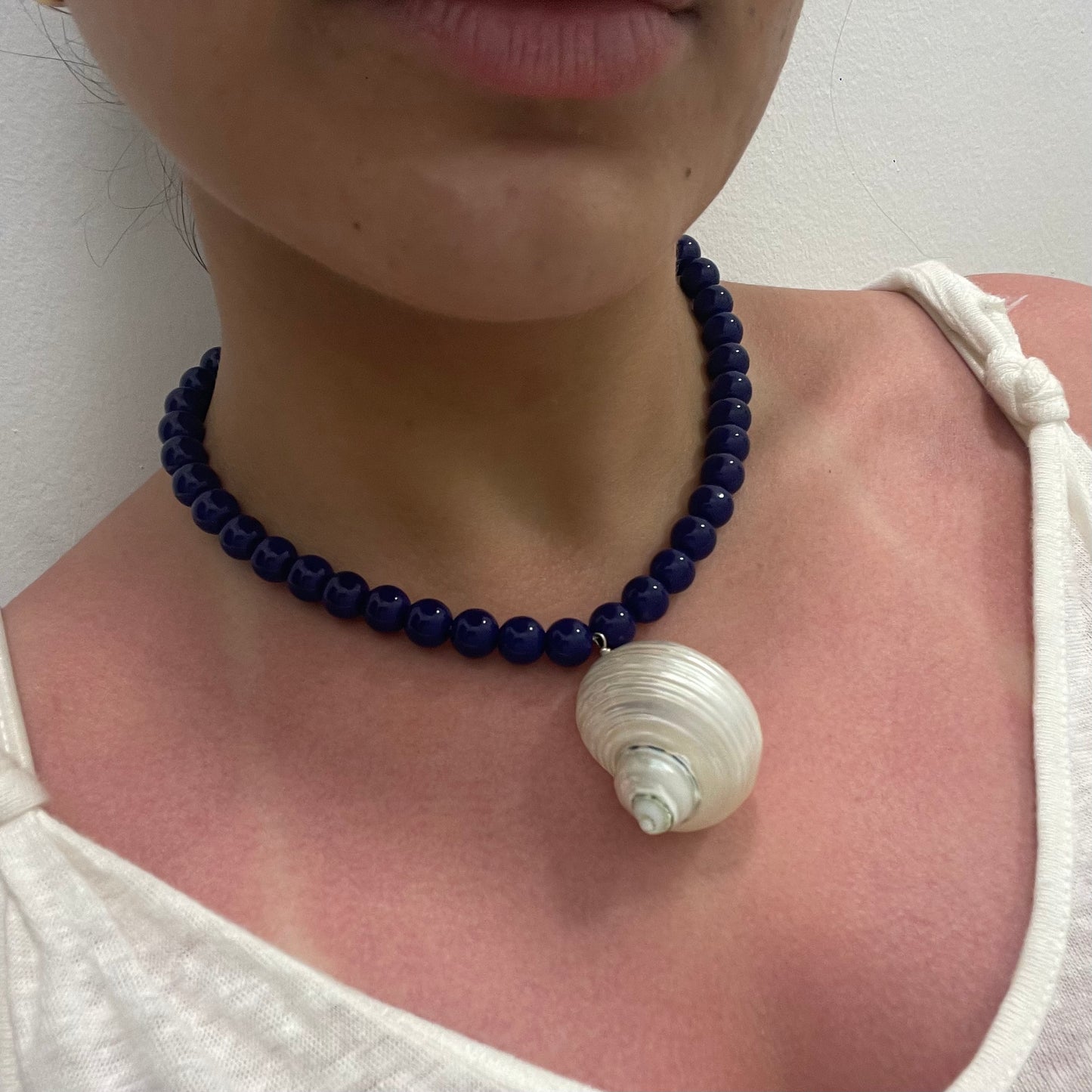 Collar Caracola Azul