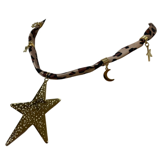 Collar Leopard Star