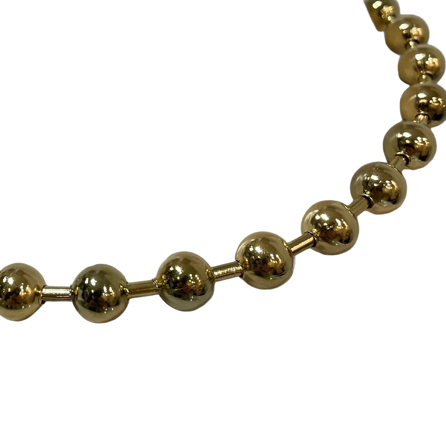 Collar Bolitas Doradas