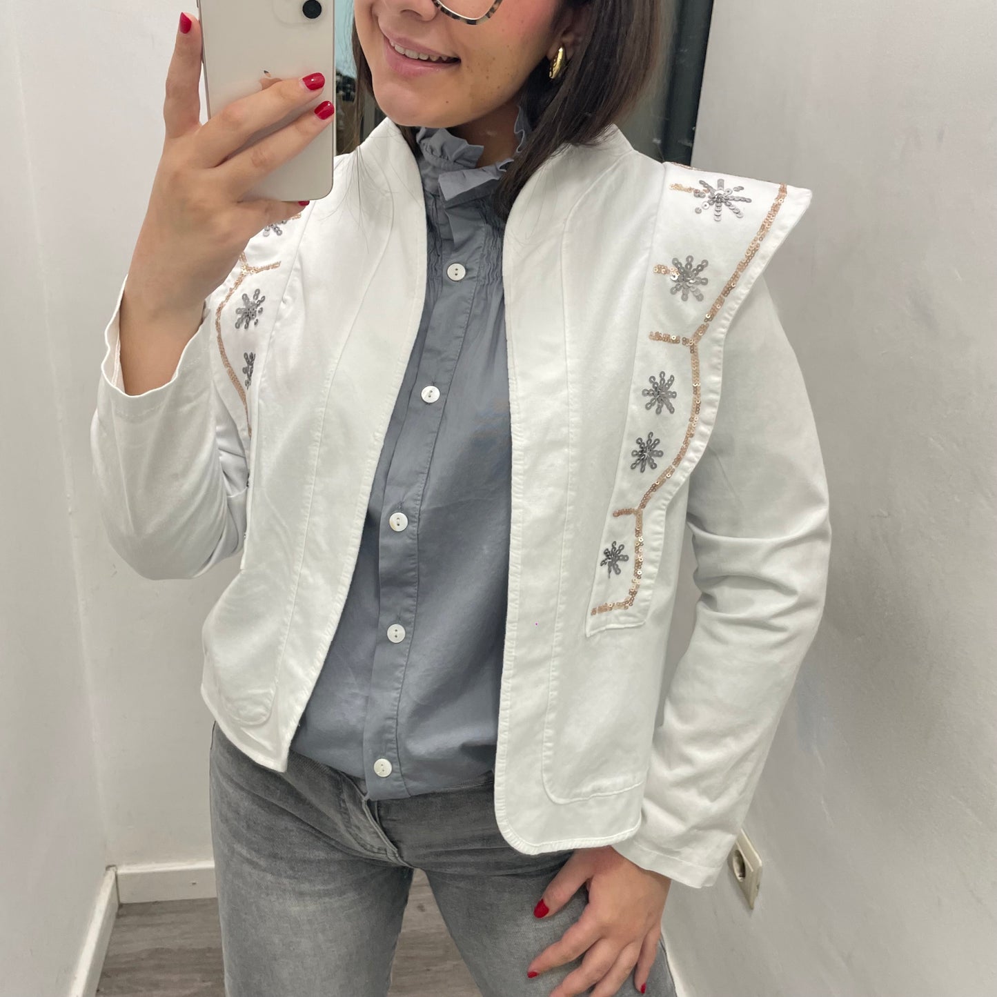 Chaqueta Bonita Blanca