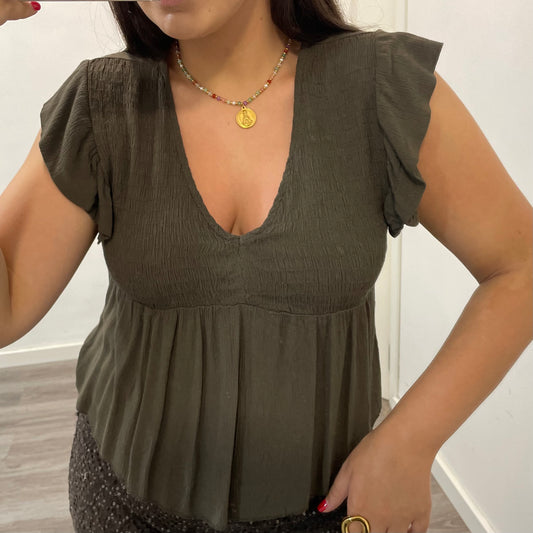 Blusa Larisa Marrón