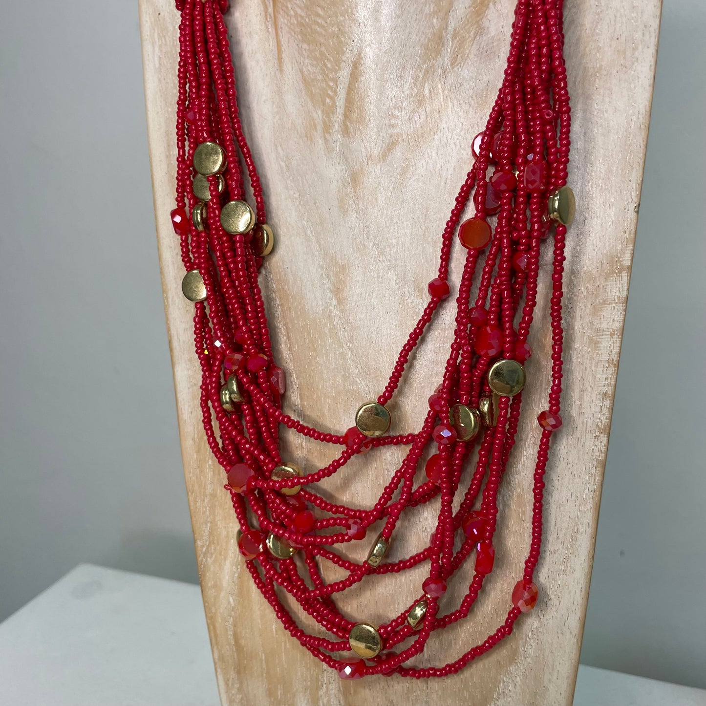 Collar Zarita Rojo