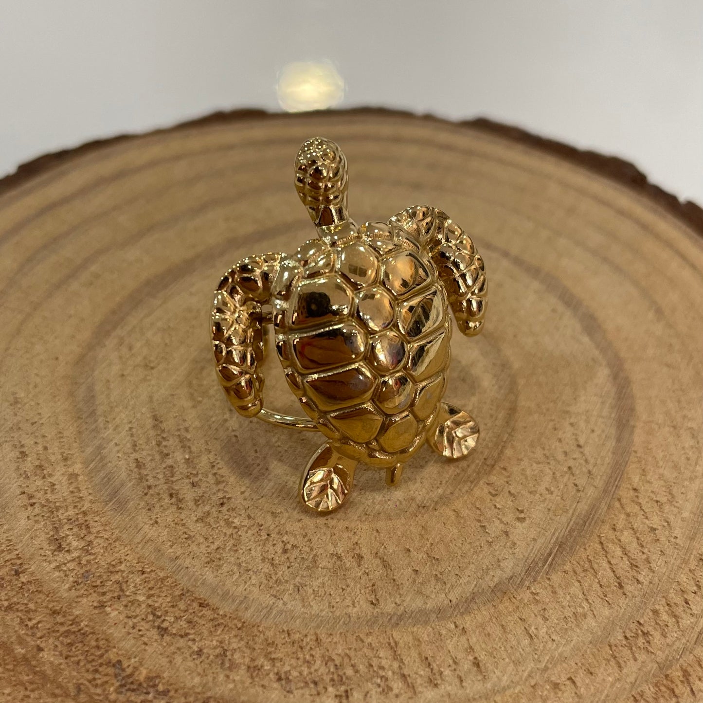 Anillo Tortuga Dorado